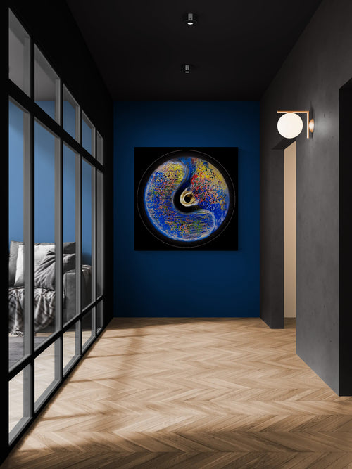 Alchemlight im Raum – leuchtendes Kunstwerk mit transformierender Ausstrahlung