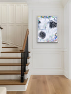 Cosmic Grid im Raum – modernes Kunstwerk mit kosmischer Anmutung und ruhiger Präsenz