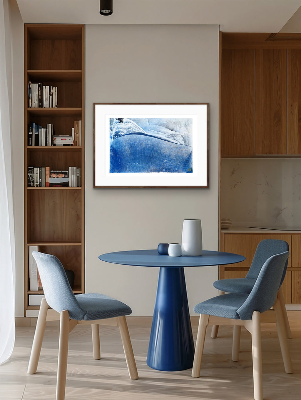 Erinnerung an das Urmeer Fine Art Edition im Raum – meditatives Kunstwerk mit tiefer, stiller Präsenz