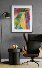 Spring Fine Art Edition im Raum – lebendiger Kunstdruck mit kraftvoller Farbwirkung und natürlicher Dynamik