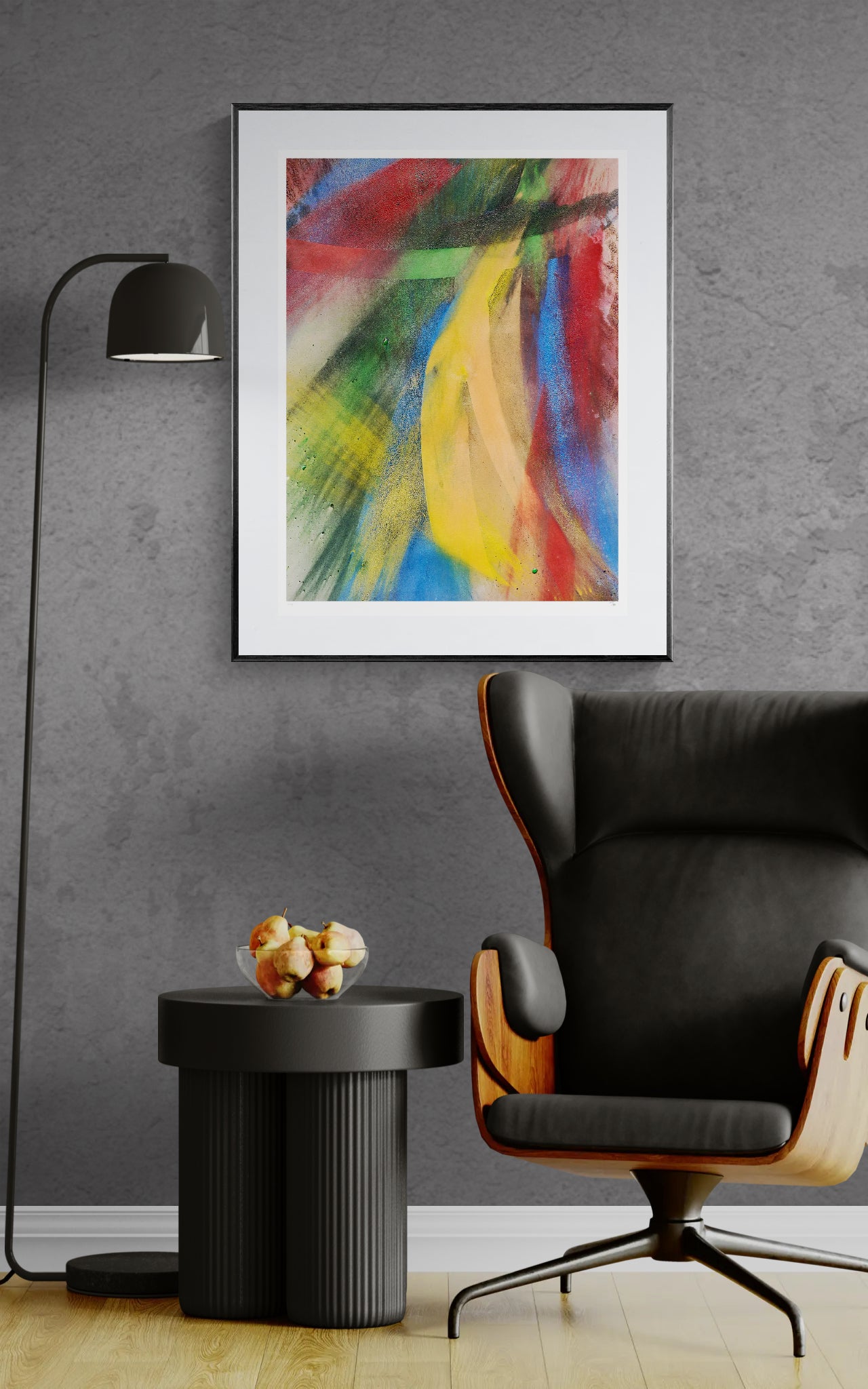 Spring Fine Art Edition im Raum – lebendiger Kunstdruck mit kraftvoller Farbwirkung und natürlicher Dynamik