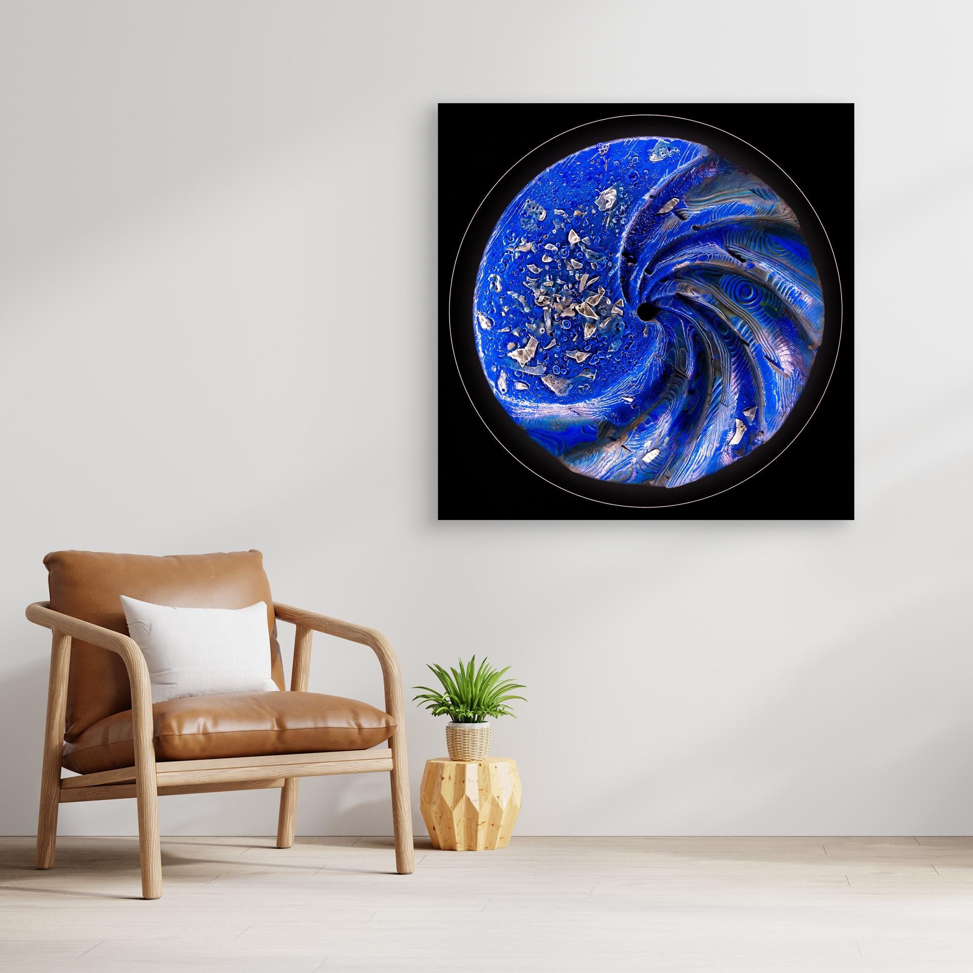 edelight in modernem Interieur – dynamische Struktur mit kosmischer Anmutung