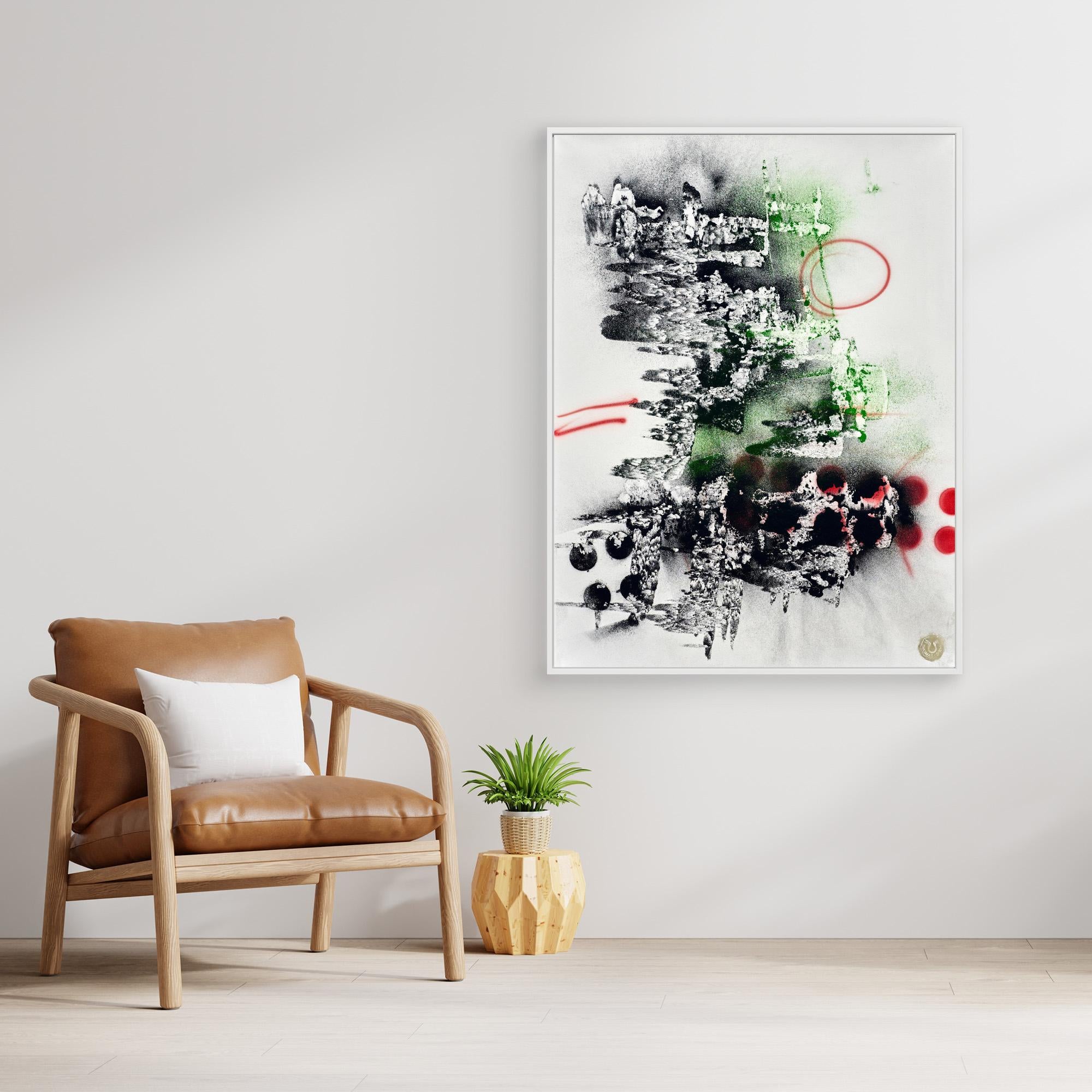 Secret Engravings in Lounge – kontemplative Tiefe mit subtilen Farbinterventionen