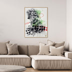 Secret Engravings in modernem Interieur – vertikale Dynamik als kraftvoller Blickpunkt
