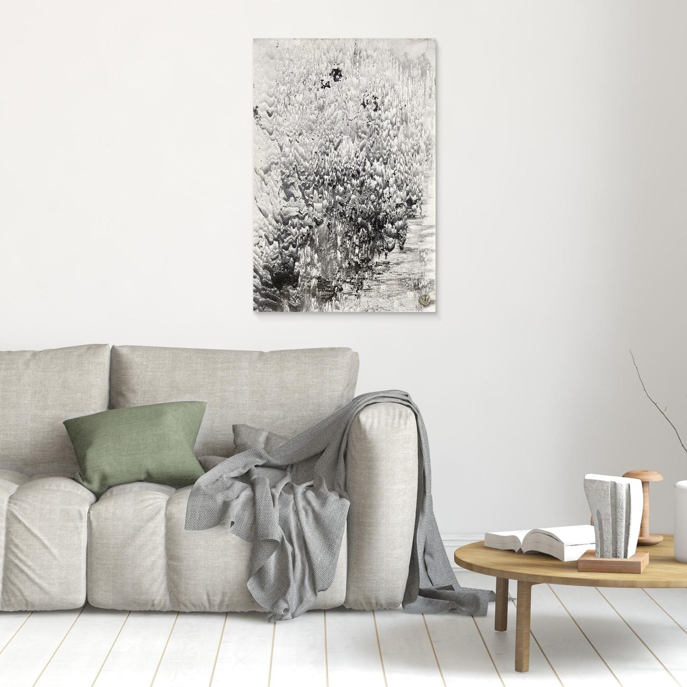 Solidified Fire im Raum – ruhiges, kraftvolles Kunstwerk mit vulkanischer Anmutung