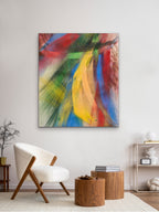 Spring im Raum – lebendiges Kunstwerk mit frischer, dynamischer Ausstrahlung