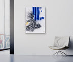 Charred Patterns von Thomas Girbl als modernes abstraktes Wandbild im Wohnraum